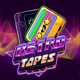 Retro Tapes slot logo by Push Gaming at Casino Breda