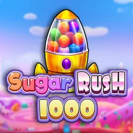 Sugar Rush 1000 slot logo by Pragmatic Play at Casino Breda